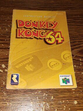 Donkey Kong 64 Manual Only for the Nintendo 64